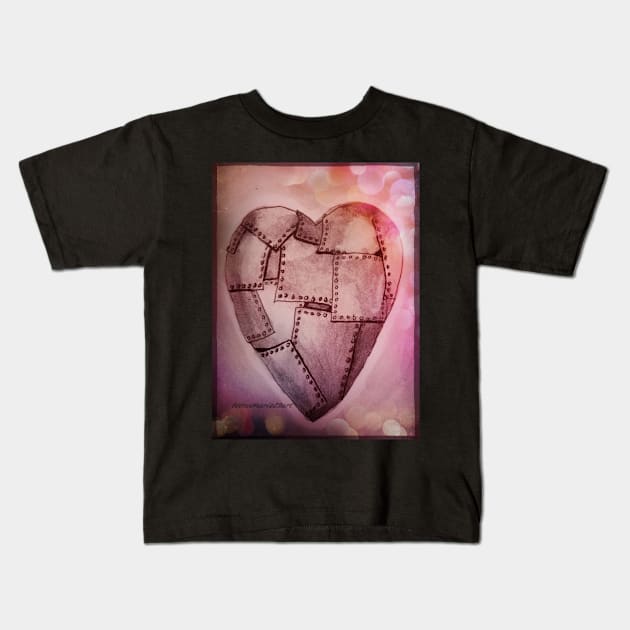 Heart Kids T-Shirt by teenamarie23art